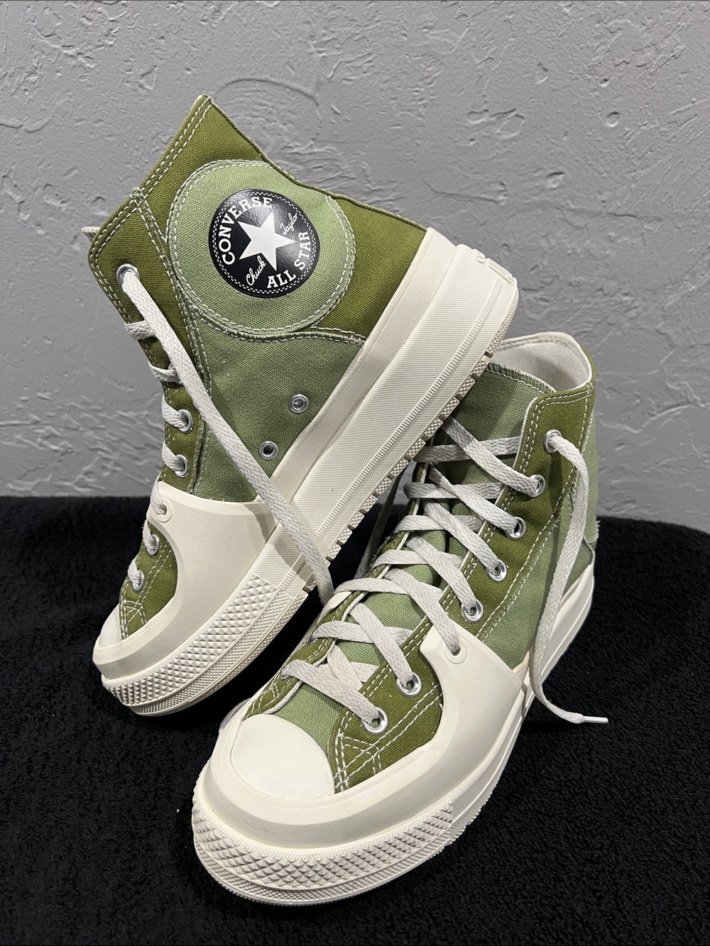 🔥CONVERSE Chuck Taylor All Star High Construct 2023 Alligator Green Men Sz 9.5
